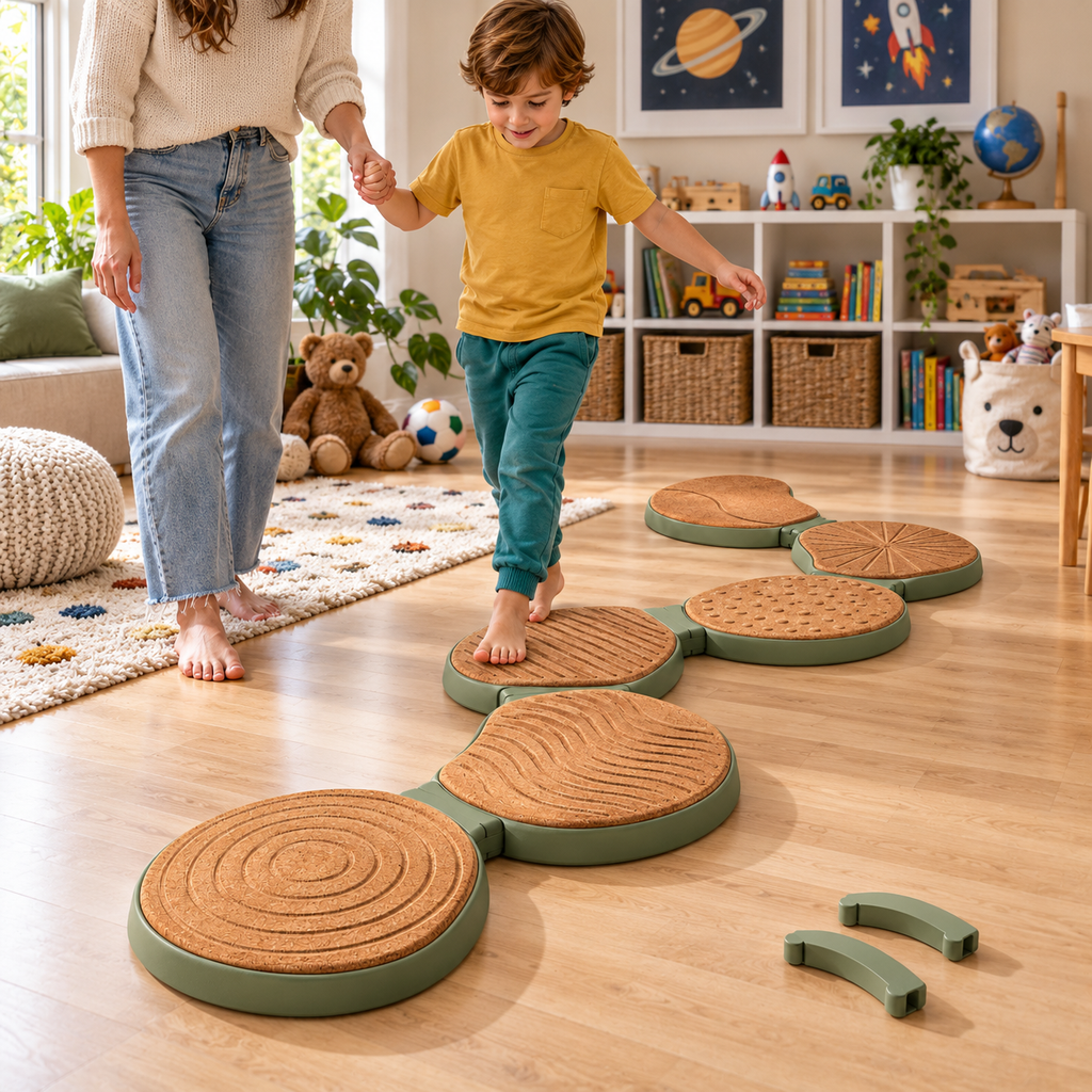 Textured Balance Stepping Stones