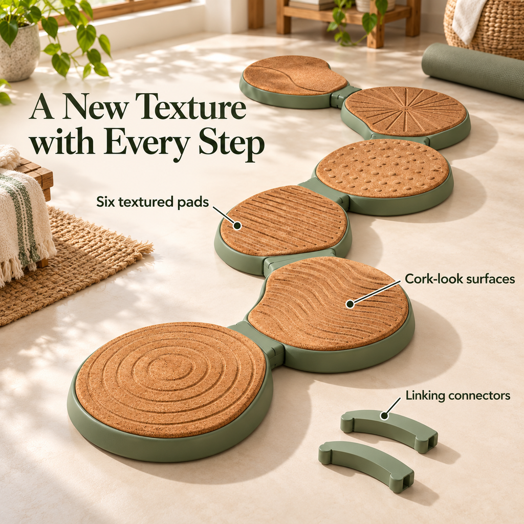 Textured Balance Stepping Stones