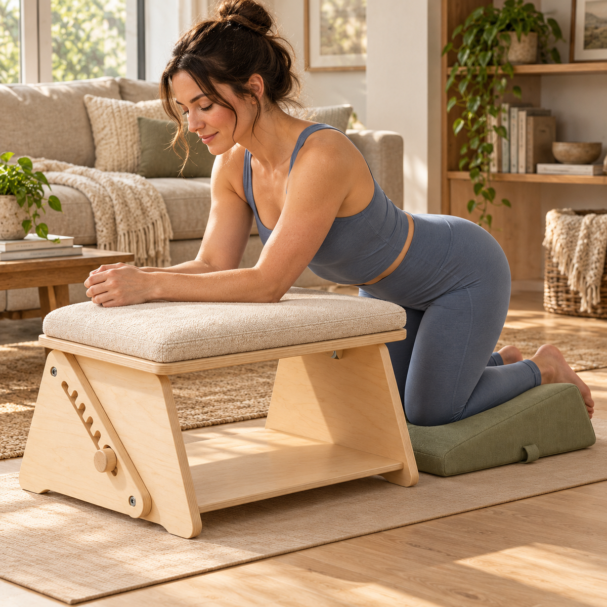 Adjustable Yoga Support Bench